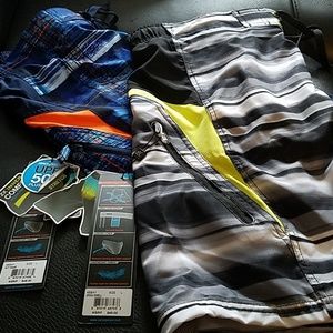 Zeroxposure Men's L bundle bathing suit trunks
